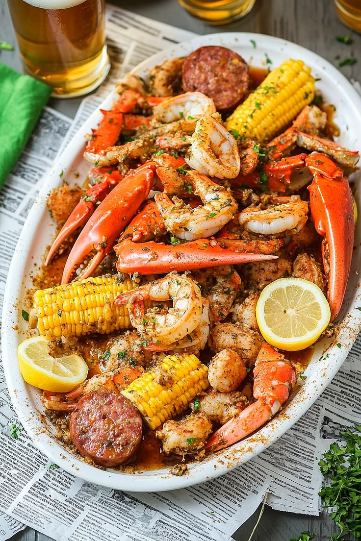 Seafood Boil Large Platter