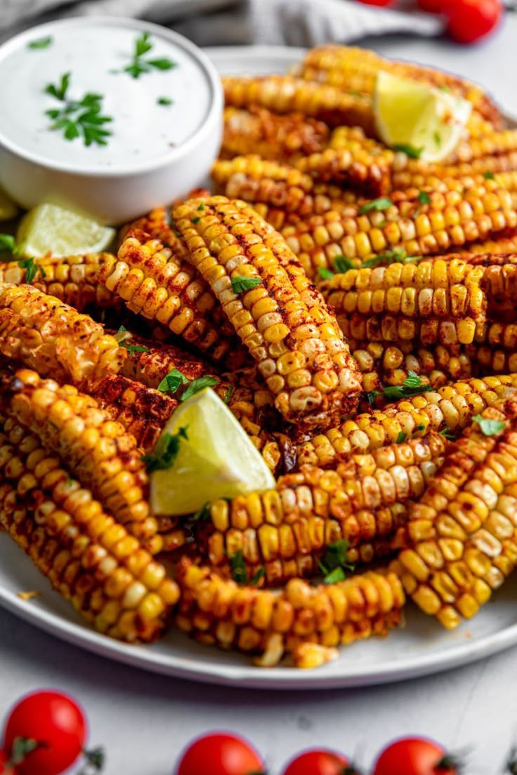 Corn Galore (sweet corn in the comb, dipped in any sauce of choice with prawns)